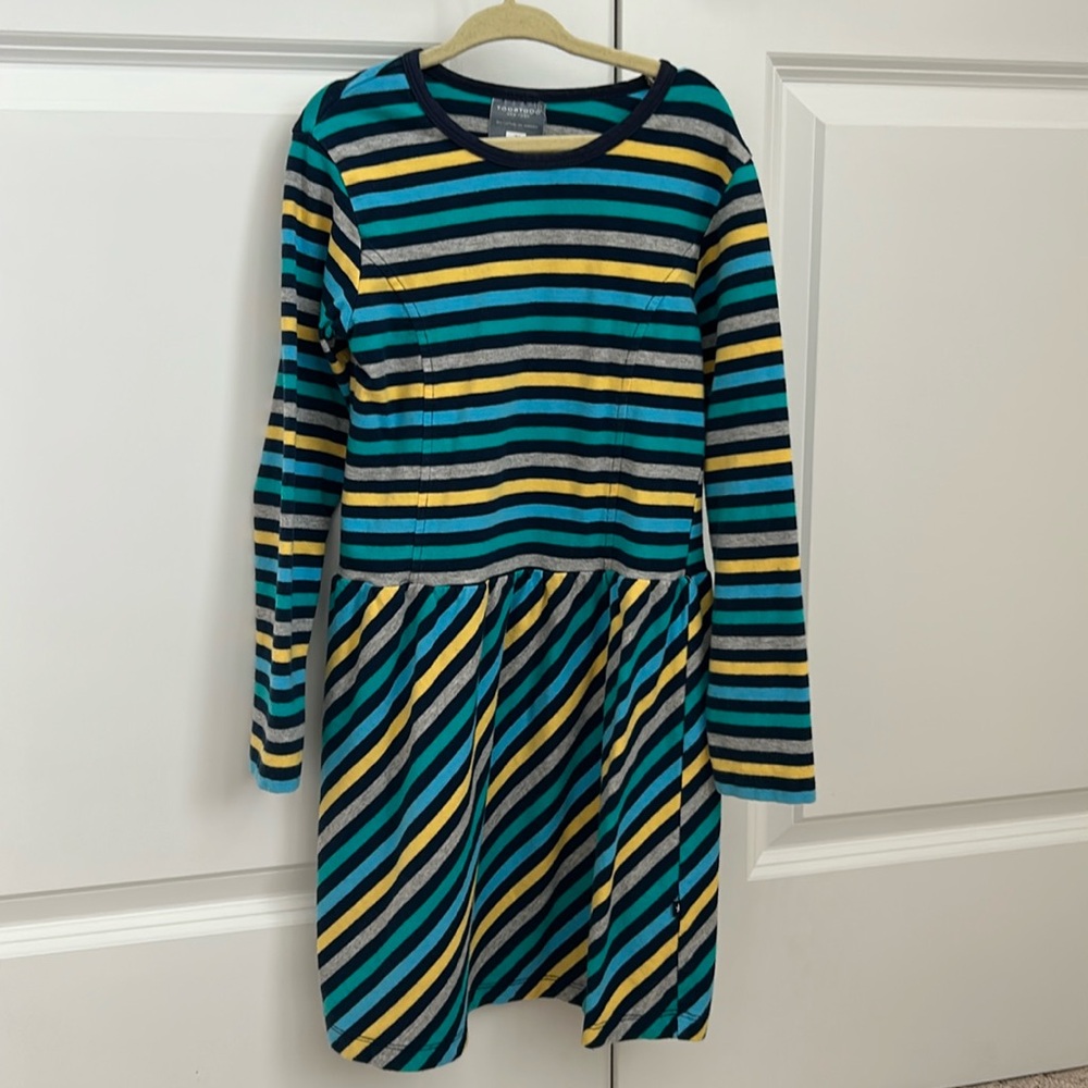 Toobydoo striped skater dress. Size 7, great shape